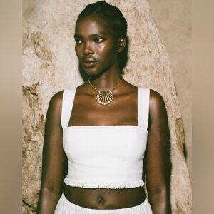 Reformation Nico Linen top NWT